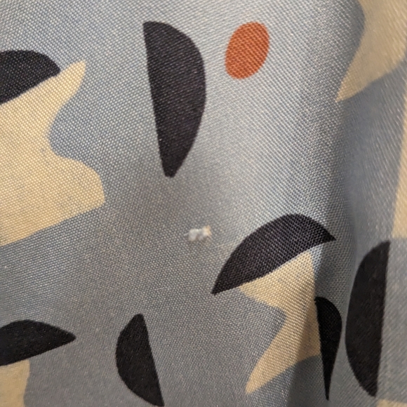 Samuji Kendra Midi Printed A-Line Dress Blue Red Size 36/4 - Picture 7 of 8